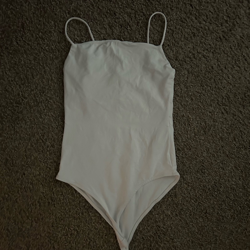 Zara White One Piece Bodysuit